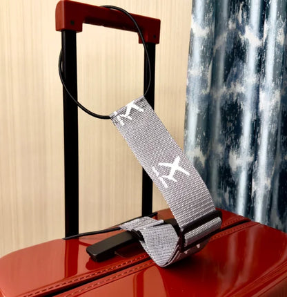 Aircraft printed nylon luggage fixed strap with one pack