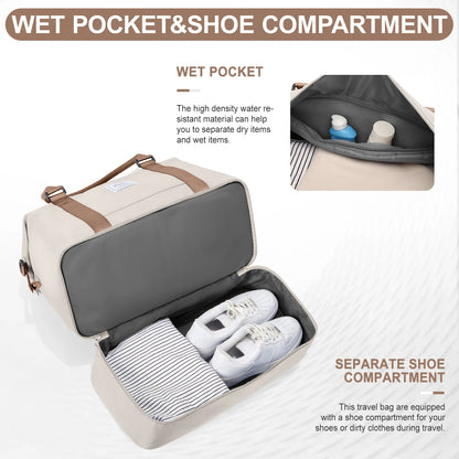 Sports Bag, Hand Luggage Travel Bag Weekender Backpack, Hospital Clinical Birth Bag For Women, Carry on Luggage,Travel Bag Large