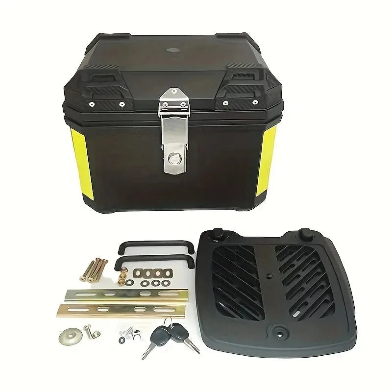 1 Set Motorcycle Trunk motorcycle luggage Large Capacity 45L Storage Helmets, motorcycle accessories Suitable for Travel
