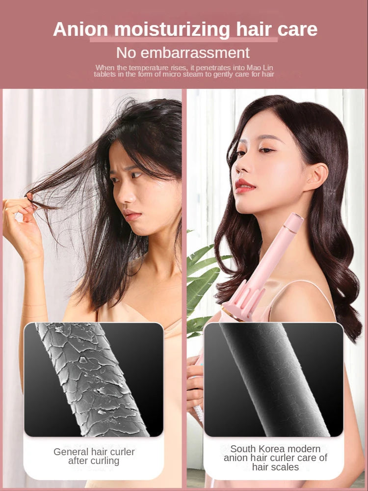 Auto Rotating Hair Curler Air Curler Spin Curl Ceramic Curling Iron Automatic Curling Wand Electric Hair Waver Iron Styler