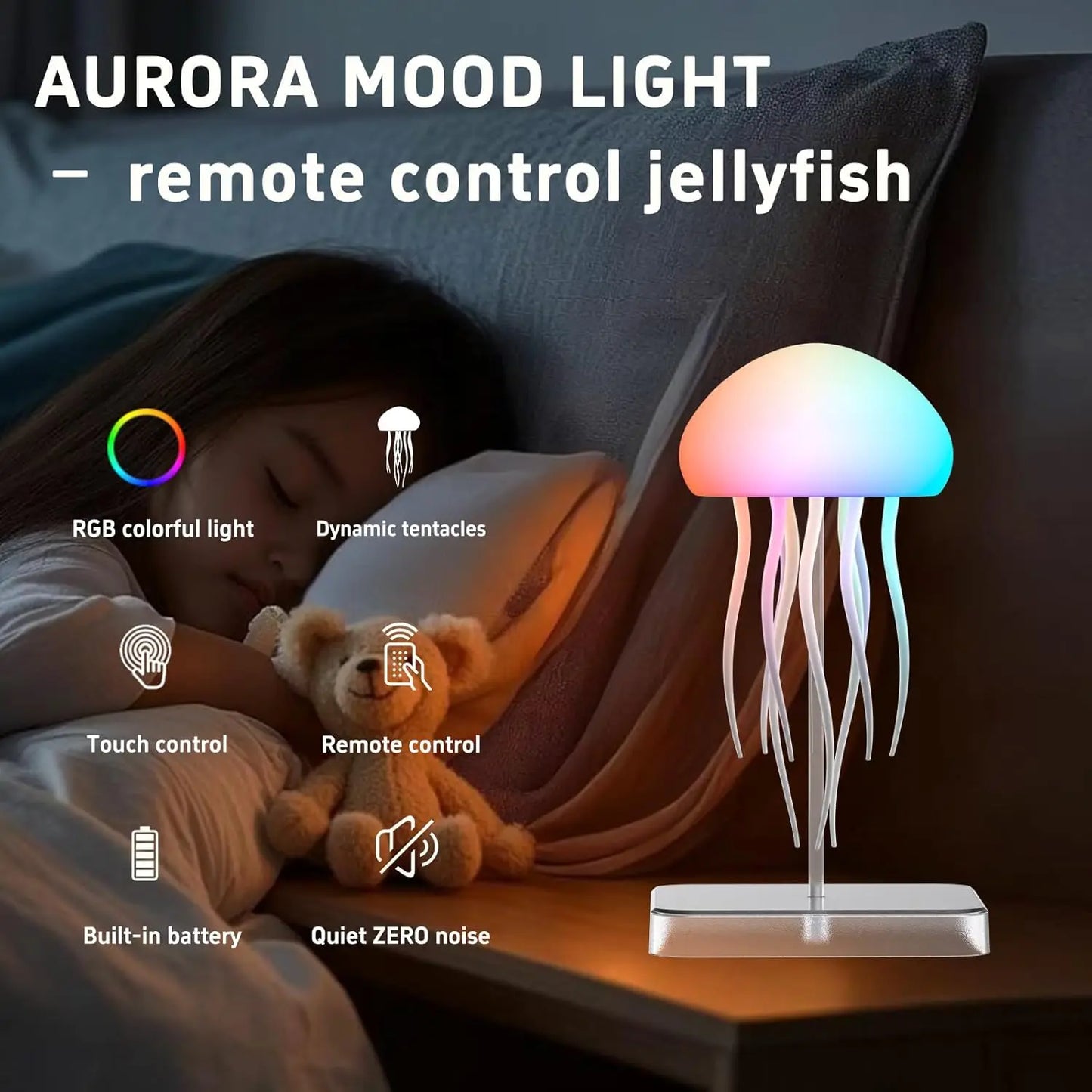 Dancing Jellyfish Night Lamp