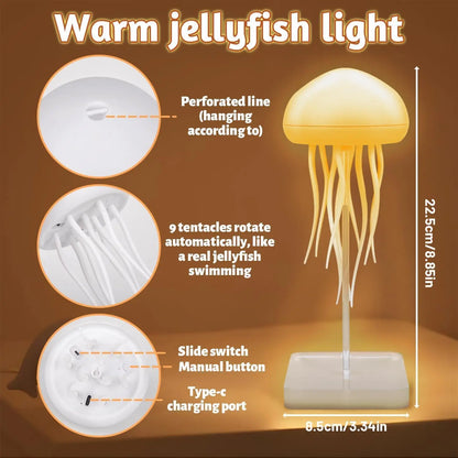 Serene Glow Jellyfish Lamp