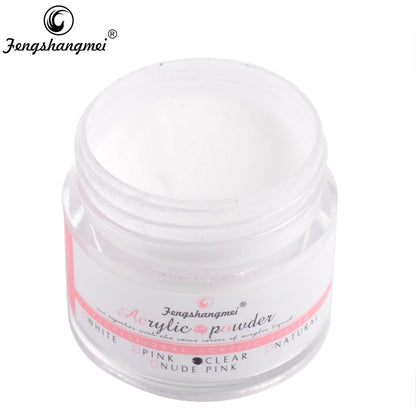 15g 5 Colors Nail Art Acrylic Powder Odorless Non-Toxic Easy Blend No Nail Lamp Needed for Nails Long Lasting Salon Quality DIY