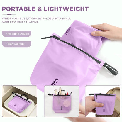 Travel Luggage Organizer Pouch Waterproof Zipper Packing Sacks Translucent Clothes Sorting Bag Suitcase Insert Accessories