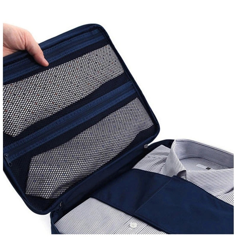 Men's Nylon Luggage Travel Bags For Shirt Lightweight Packing Organizer Garment Packing Cubes Luggage Suitcase Male Bag