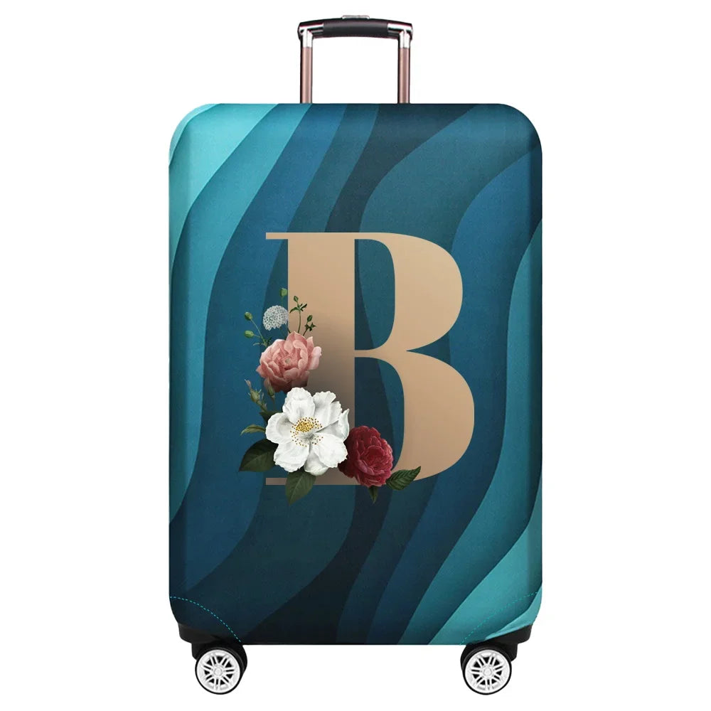 Luggage Protective Cover Dust Cover Anti-Scratch Portable Suitcase Trunk Holders Case Travel Accessories Gold Letter Printing