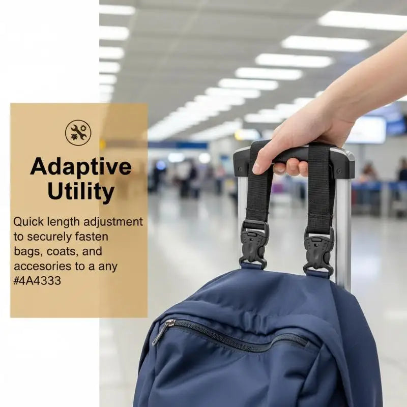 Luggage Strap Buckle Portable Travel Accessory Adjustable Suitcase Hanger Clip for Bag Luggage Combination Organizer