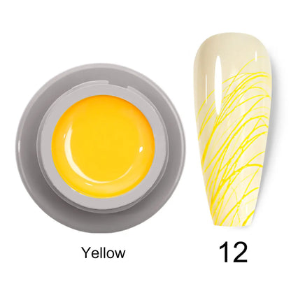 Venalisa 8ml UV LED Nail Art Gel Professional Nail Paint Polish Lacquer Emboss Liner Spider Gels for Perfect Manicure