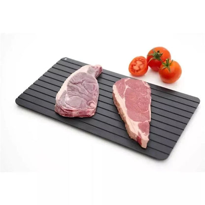 Fast Defrost Tray Fast Thaw Frozen Food Meat Fruit Quick Defrosting Plate Board Defrost Tray Thaw Master Home Kitchen Gadgets