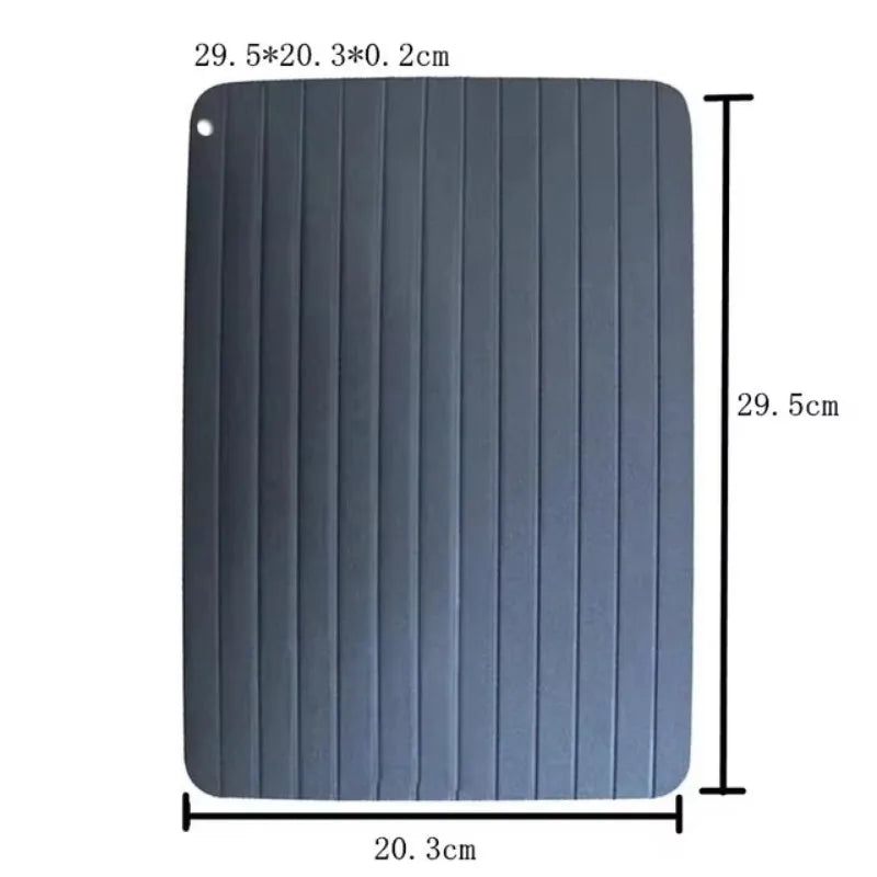 Fast Defrost Tray Fast Thaw Frozen Food Meat Fruit Quick Defrosting Plate Board Defrost Tray Thaw Master Home Kitchen Gadgets
