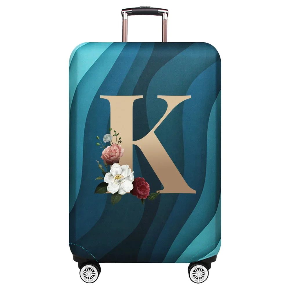 Luggage Protective Cover Dust Cover Anti-Scratch Portable Suitcase Trunk Holders Case Travel Accessories Gold Letter Printing