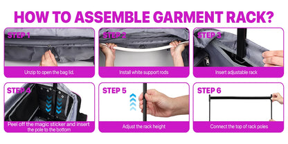 Large-capacity Business Trolley Travel Bag Carry-on Luggage Bag Laptop Bag with Clothes Drying Rack Multi-Functional Travel Case