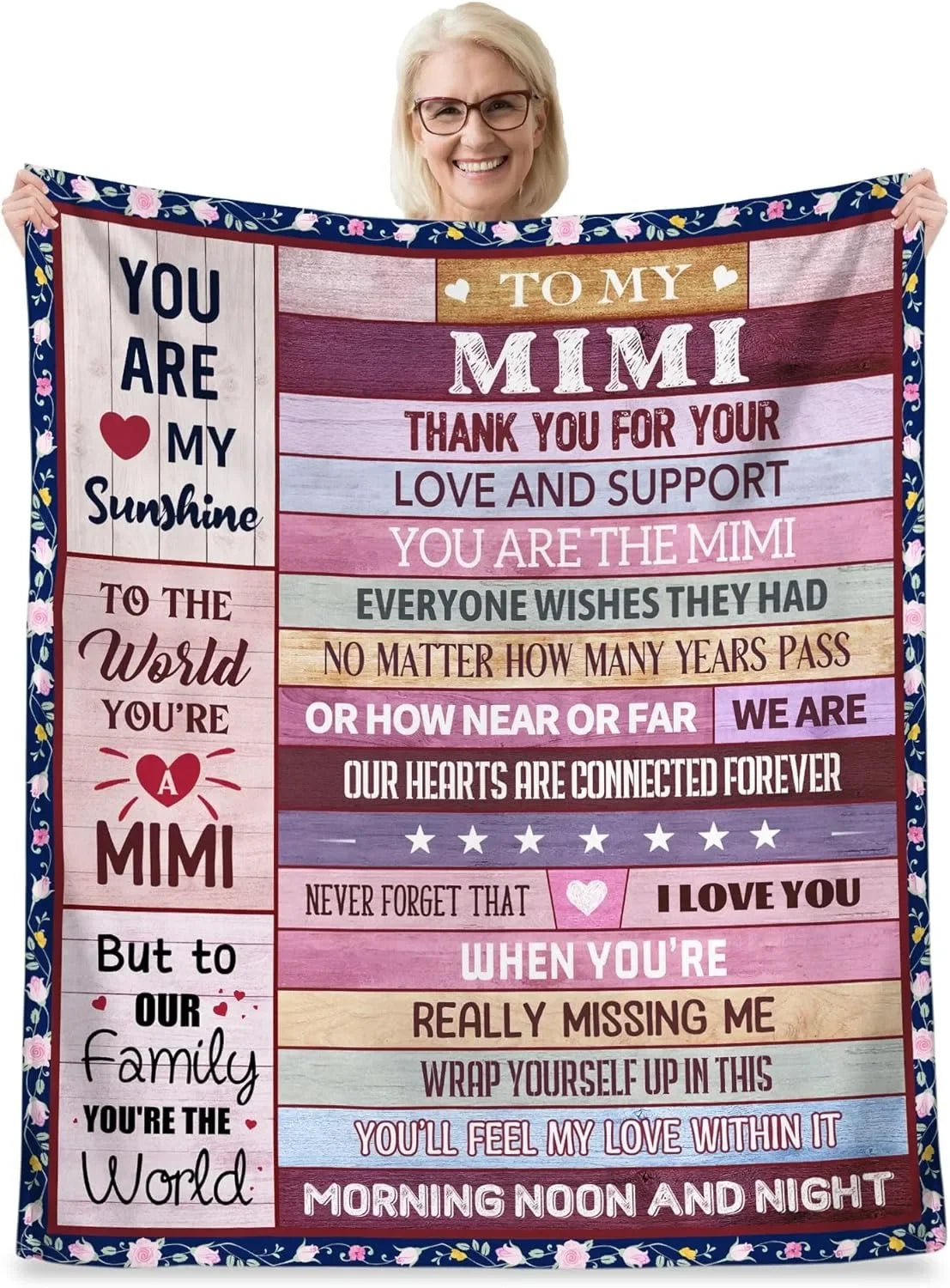 Grandma Gifts in Spanish Abuela Gifts Abuelita Blanket for Grandma Festival Birthday Gifts Regalos para Abuela/Abuelita throw