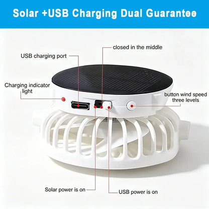 Solar Powered Fan Hat Cooling Baseball Hat Fishing Camping Beach Hats with Solar Fans Summer USB Charging Sun Hats for Men Women