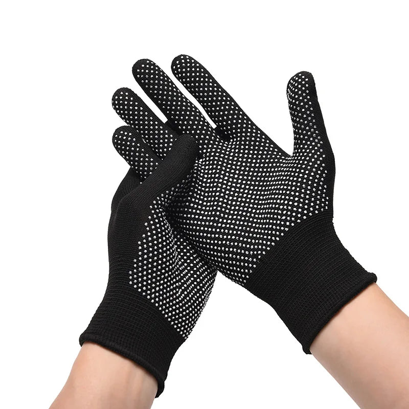 1/2 Pair Hair Straightener Perm Curling Hairdressing Heat Resistant Finger Glove Hair Care Styling Tools Thermal Styling Gloves