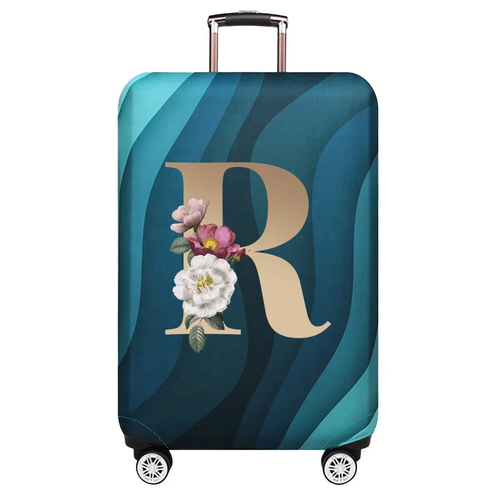 Luggage Protective Cover Dust Cover Anti-Scratch Portable Suitcase Trunk Holders Case Travel Accessories Gold Letter Printing