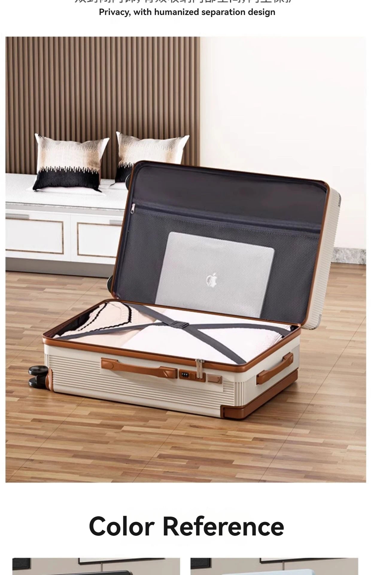 2025 New Wide-Rod Shockproof Braking Large Capacity Travel Suitcase 20" Checked Luggage Locking Bag