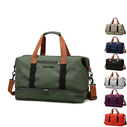 Luggage Bags Leisure Travel One Shoulder Crossbody Bag Large Capacity Breathable Waterproof Wear-resistant Men Women