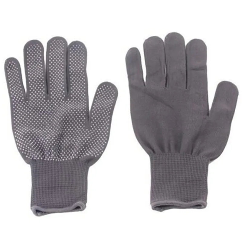 1/2 Pair Hair Straightener Perm Curling Hairdressing Heat Resistant Finger Glove Hair Care Styling Tools Thermal Styling Gloves