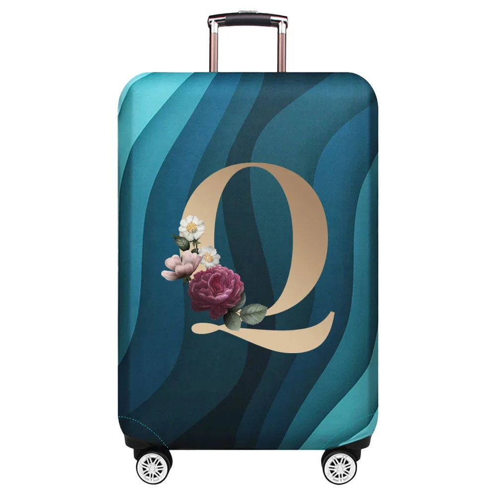 Luggage Protective Cover Dust Cover Anti-Scratch Portable Suitcase Trunk Holders Case Travel Accessories Gold Letter Printing