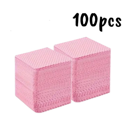 20/100/200/400/600pcs Lint-Free Nail Wipes Gel Cleansing Tissues Aluminum-Free Nail Polish Remover Pads for NaiArt Beauty Cleaning Care Tool