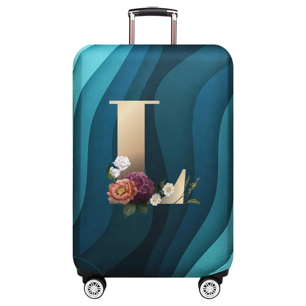 Luggage Protective Cover Dust Cover Anti-Scratch Portable Suitcase Trunk Holders Case Travel Accessories Gold Letter Printing