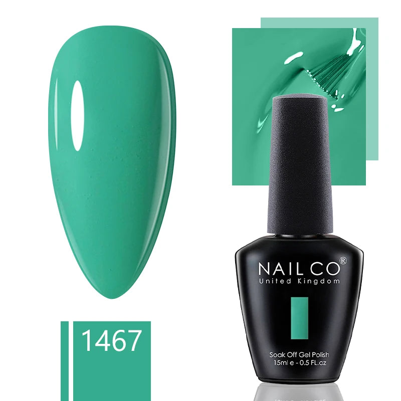 NAILCO 15ml Gel Nail Polish Nude Pink Gellak Color Series Gel Lacquer Set For Nails Glitter UV Nail Art LED Flower Gel Varnishes
