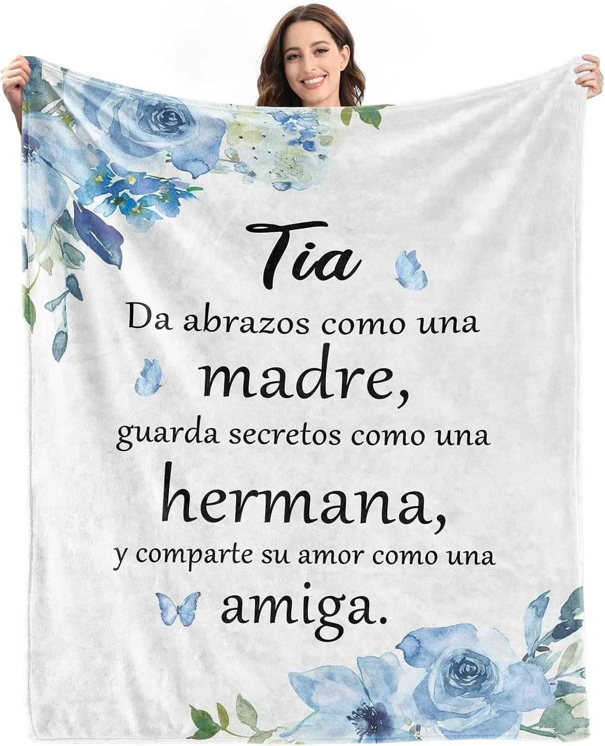 Grandma Gifts in Spanish Abuela Gifts Abuelita Blanket for Grandma Festival Birthday Gifts Regalos para Abuela/Abuelita throw