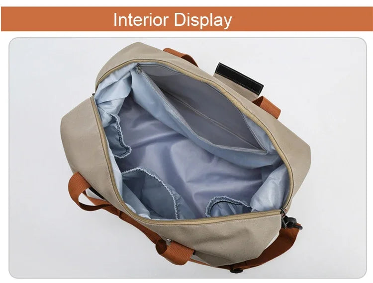 Travel Gym Bag Short-distance Luggage Portable Fitness Bags Shoulder Crossbody Chest Bag Handbags Duffle Carry-On Weekender Bag