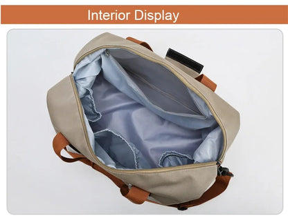 Travel Gym Bag Short-distance Luggage Portable Fitness Bags Shoulder Crossbody Chest Bag Handbags Duffle Carry-On Weekender Bag
