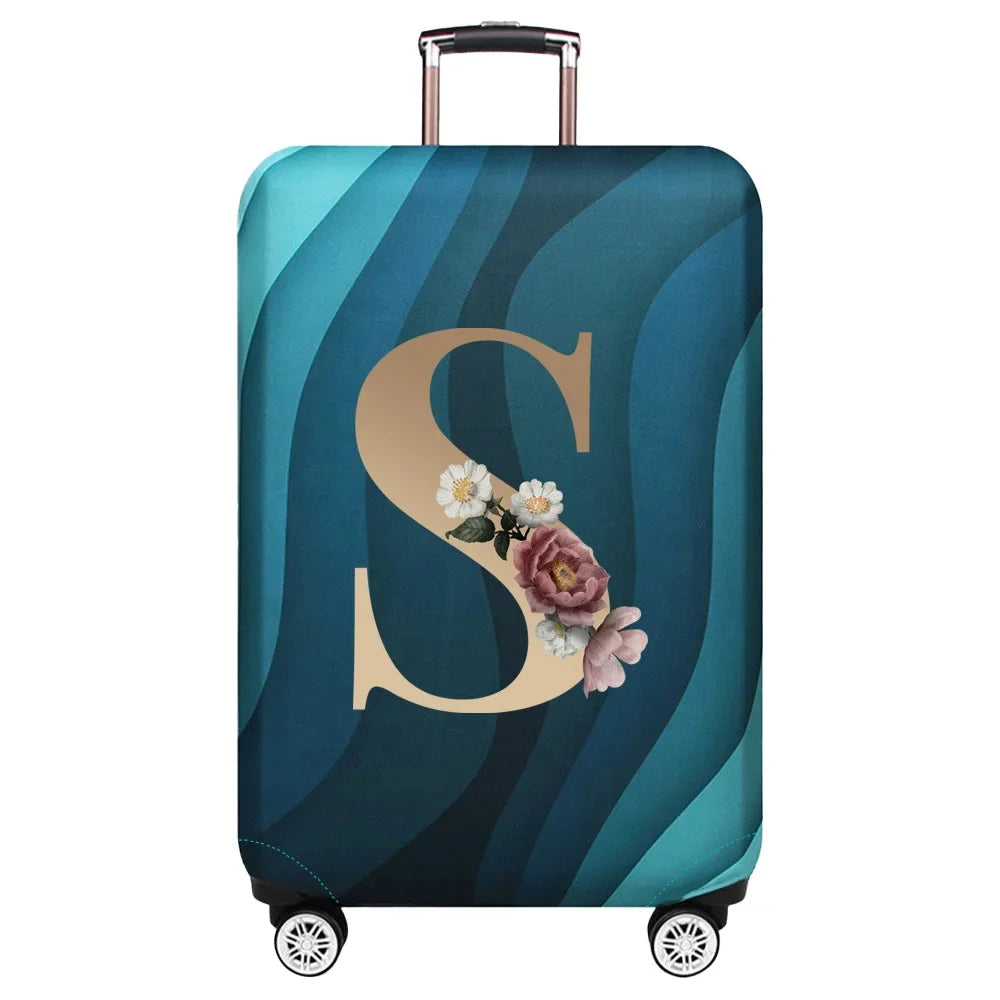 Luggage Protective Cover Dust Cover Anti-Scratch Portable Suitcase Trunk Holders Case Travel Accessories Gold Letter Printing