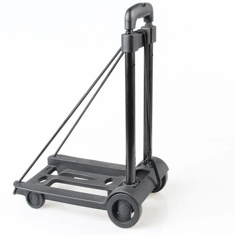 2/4 Wheeled Small Truck with Foldable Pull Rod, Portable Shopping Cart, Household Grocery Cart, Small Pull Cart, Luggage Cart