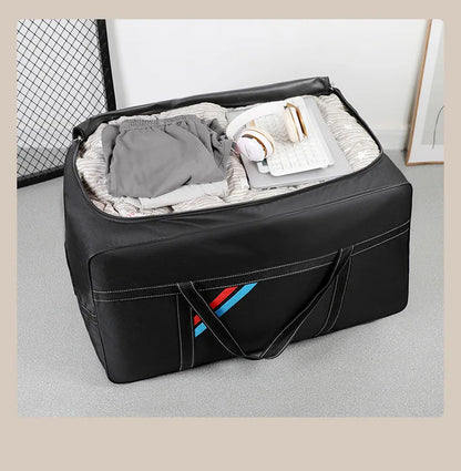 Large Capacity Trolley Bags with Wheels Foldable Luggage Wheeled Bag Travel Suitcase Waterproof Handbag Weekend Rolling Luggage