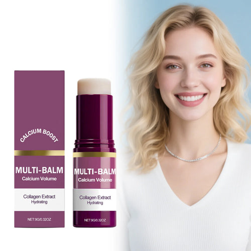 Calcium Volume Multi Balm Korean Skincare Stick Face & Eye Cream Collagen Deep Moisturizing Anti-Wrinkle Suitable for Pre Makeup