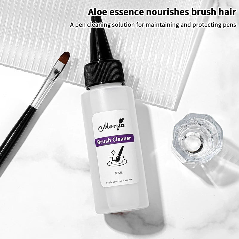 Quick-Degreasing Nail Cleanser 30/60ml - Acrylic & UV Gel Remover for Professional Manicure Tools