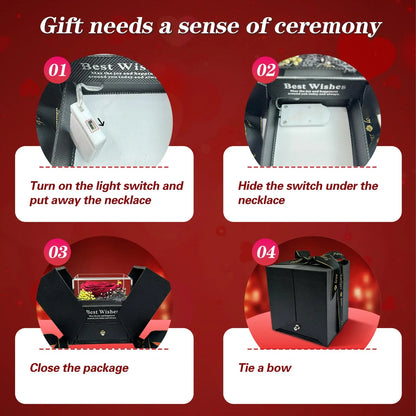 Everlasting Love Rose Necklace