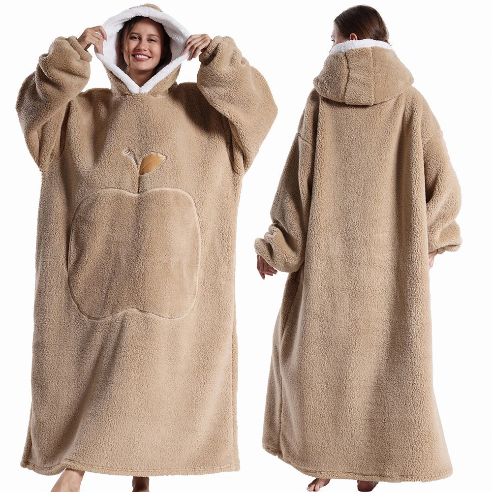 Cozy Wearable Blanket with Sleeves