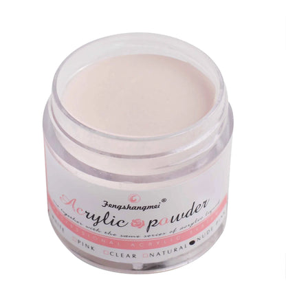 15g 5 Colors Nail Art Acrylic Powder Odorless Non-Toxic Easy Blend No Nail Lamp Needed for Nails Long Lasting Salon Quality DIY