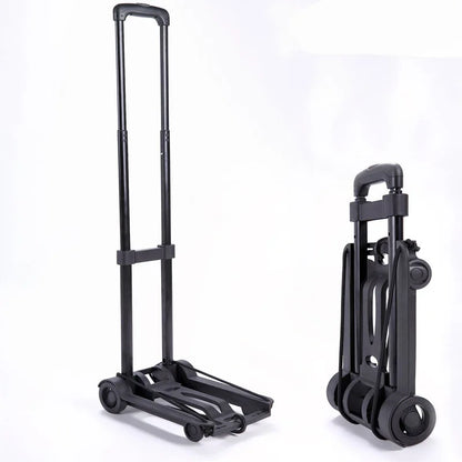 2/4 Wheeled Small Truck with Foldable Pull Rod, Portable Shopping Cart, Household Grocery Cart, Small Pull Cart, Luggage Cart