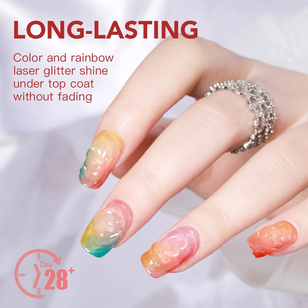6PCS/SET 15ML Nude Pink Jelly Nail Gel Polish Set Summer Translucent Vernis Semi Permanent UV LED Soak Off Nail Art Manicure Kit