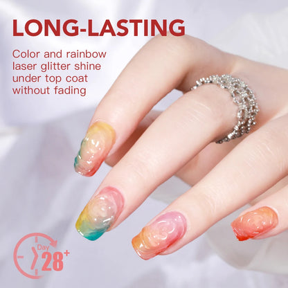 6PCS/SET 15ML Nude Pink Jelly Nail Gel Polish Set Summer Translucent Vernis Semi Permanent UV LED Soak Off Nail Art Manicure Kit