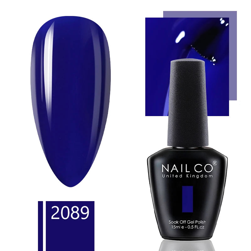 NAILCO 15ml Gel Nail Polish Nude Pink Gellak Color Series Gel Lacquer Set For Nails Glitter UV Nail Art LED Flower Gel Varnishes