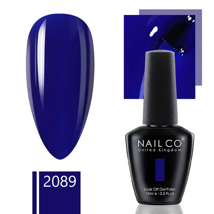 NAILCO 15ml Gel Nail Polish Nude Pink Gellak Color Series Gel Lacquer Set For Nails Glitter UV Nail Art LED Flower Gel Varnishes