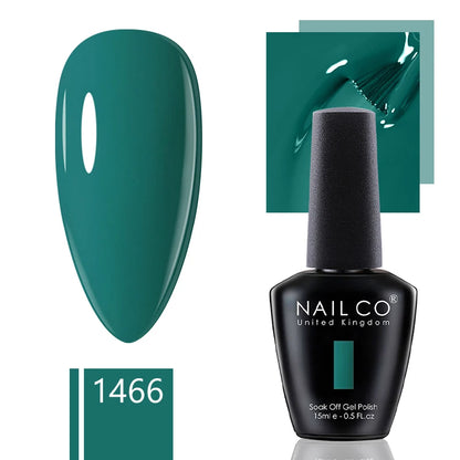 NAILCO 15ml Gel Nail Polish Nude Pink Gellak Color Series Gel Lacquer Set For Nails Glitter UV Nail Art LED Flower Gel Varnishes