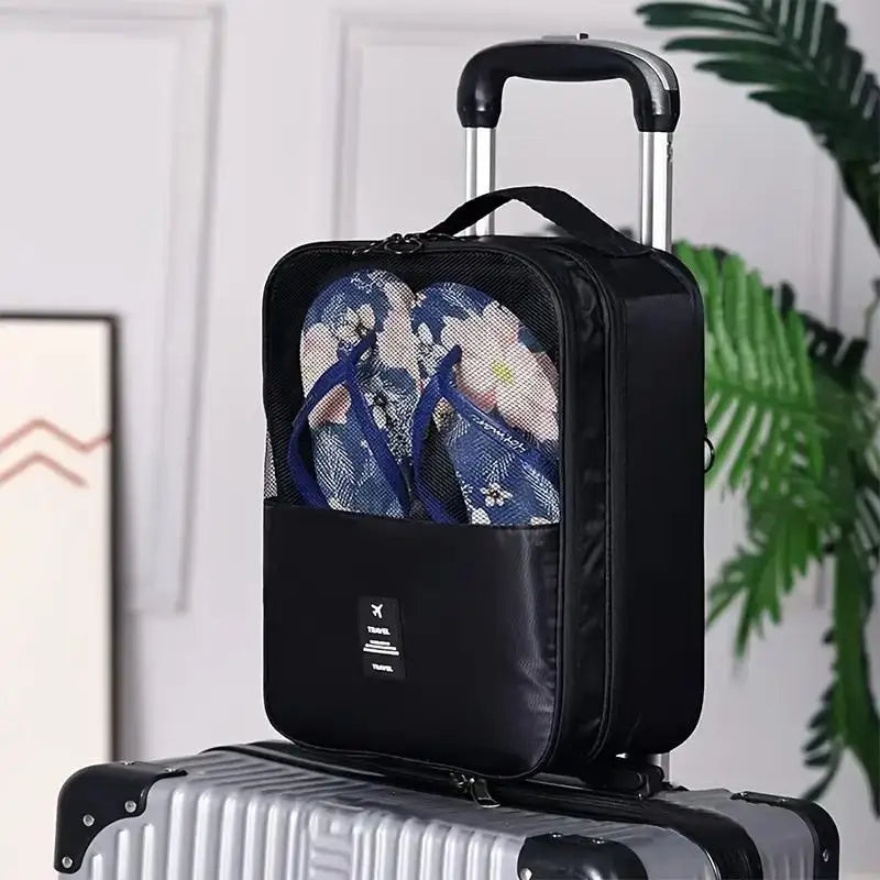 Shoe Bags - Holds 3 Pair of Shoes, Travel Essentials for Flying Carry On Luggage Accessories