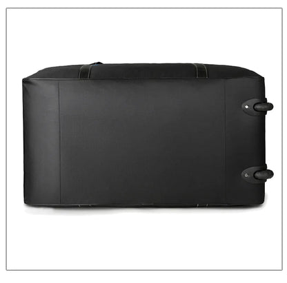 Large Capacity Trolley Bags with Wheels Foldable Luggage Wheeled Bag Travel Suitcase Waterproof Handbag Weekend Rolling Luggage