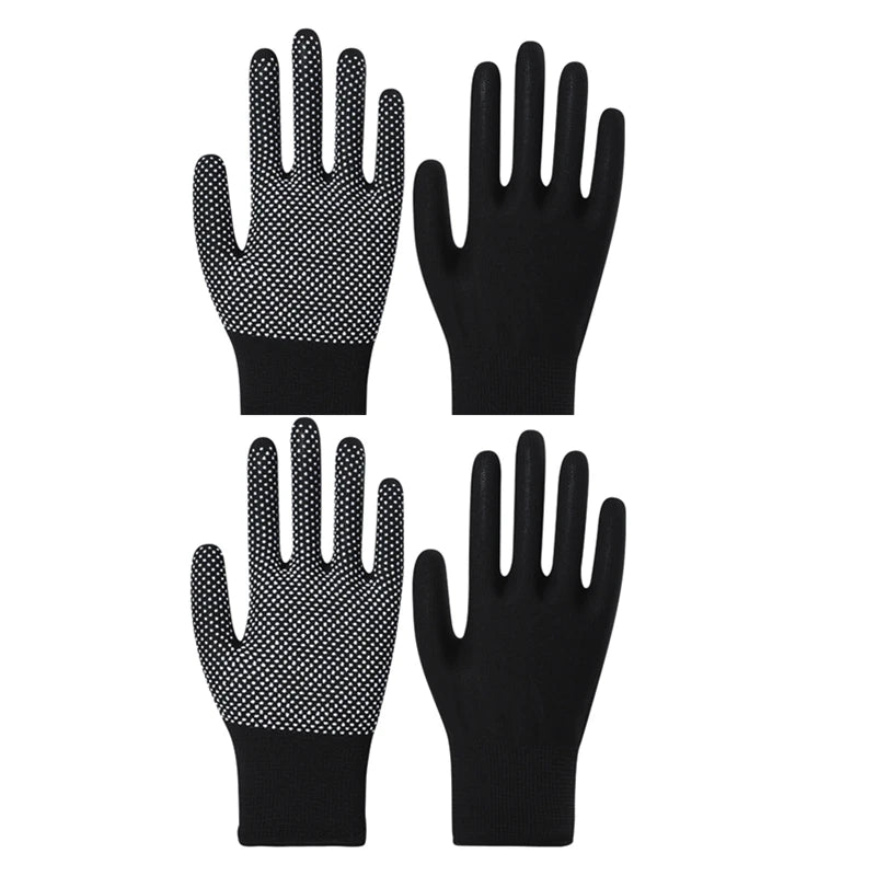 1/2 Pair Hair Straightener Perm Curling Hairdressing Heat Resistant Finger Glove Hair Care Styling Tools Thermal Styling Gloves