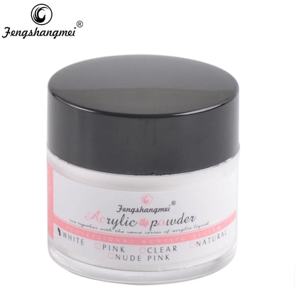15g 5 Colors Nail Art Acrylic Powder Odorless Non-Toxic Easy Blend No Nail Lamp Needed for Nails Long Lasting Salon Quality DIY