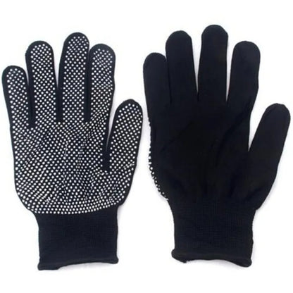 1/2 Pair Hair Straightener Perm Curling Hairdressing Heat Resistant Finger Glove Hair Care Styling Tools Thermal Styling Gloves