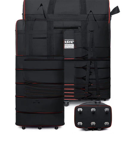 Folding Travel Bag Suitcase Spinner Wheel Abroad 158 Air Consignment Large Capacity Telescopic Duffle Bag